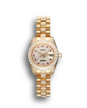 Super Clone Rolex DateJust Diamond Dial Gold 622023
