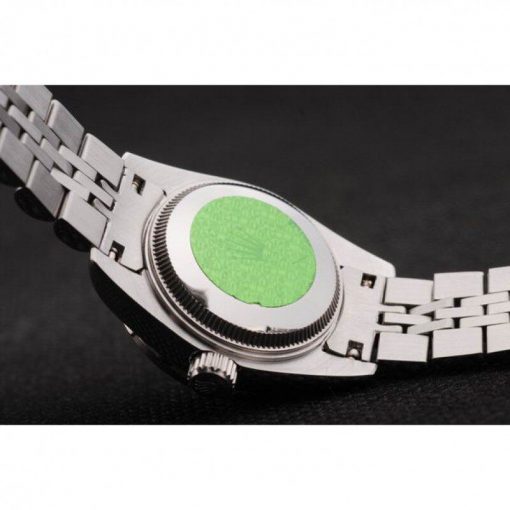 Diamond-studded stainless steel bezel