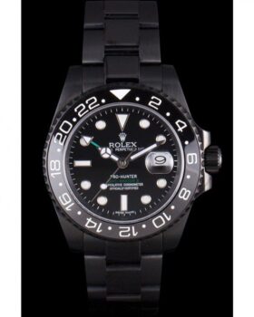 Fake Rolex GMT Master II Full PVD Pro-Hunter Edition