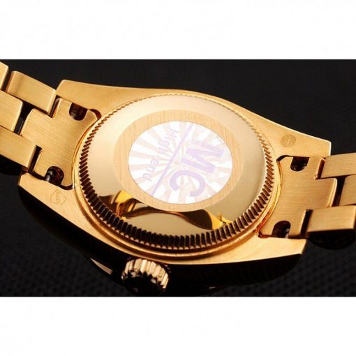 Diamond encrusted 18k yellow gold plated bezel