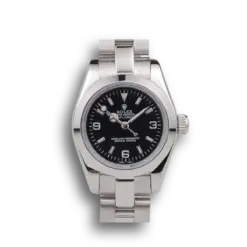 Rolex Explorer Polished Stainless Steel Black Dial 98089