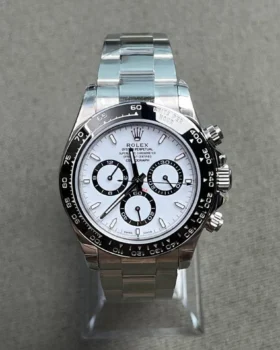 Alternative view of Super Clone Rolex Daytona 126500LN (Panda)