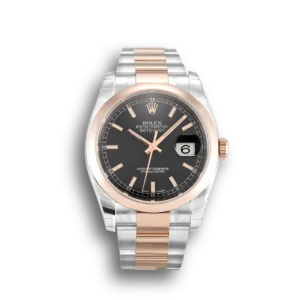 Rolex Datejust Black Baton Dial 116201