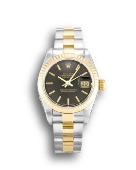 Replica Rolex Datejust Lady Black Dial 69173