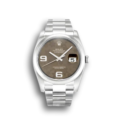 Rolex Datejust Brown Floral Dial 116200