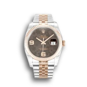 Rolex Datejust Chocolate Floral Diamond Dial 116231