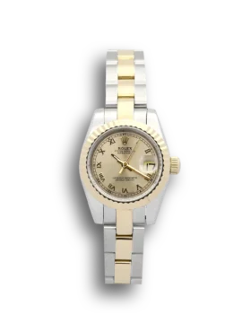 Replica Rolex Datejust Lady Yellow Gold Dial 179163