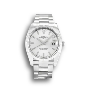 Rolex Oyster Perpetual Date 34mm Silver 115210