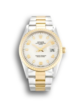 Replica Rolex Oyster Perpetual Date 34mm White 15223