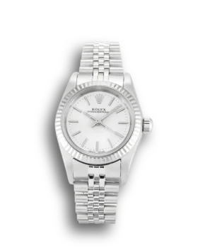 Replica Rolex Lady Oyster Perpetual 26mm Silver 76094