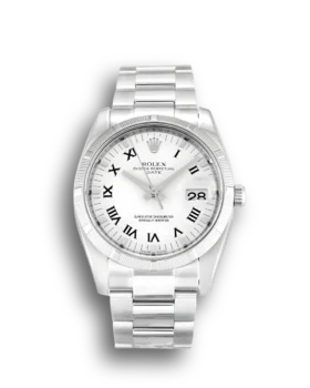 Replica Rolex Oyster Perpetual Date 34mm White 115210