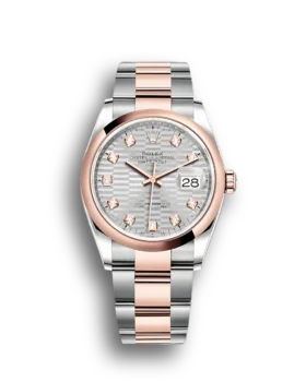 Replica Rolex Datejust 126201 36mm Silver, fluted motif (Oyster)