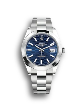 Replica Rolex Datejust 126300 41mm Bright blue (Oyster)