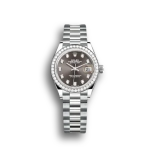 Rolex Lady-Datejust 279139RBR 28mm Dark grey