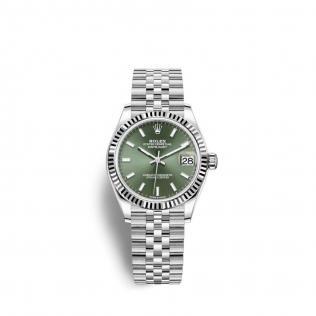 rolex datejust 31 mint green