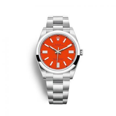 rolex oyster perpetual coral red 36mm