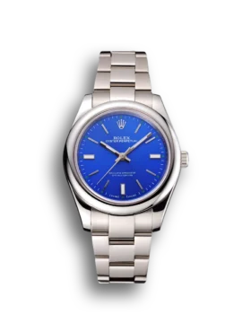 Replica Rolex Oyster Perpetual Blue Dial Stainless Steel Case And Bracelet