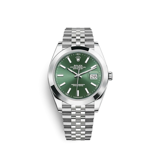 Fake Rolex Datejust 126300 41mm Mint green (Jubilee)