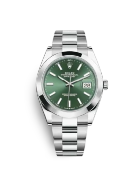 Replica Rolex Datejust 126300 41mm Mint green (Oyster)
