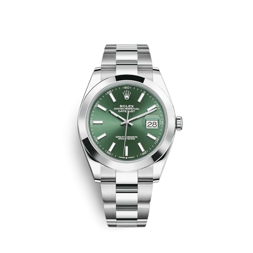 Fake Rolex Datejust 126300 41mm Mint green (Oyster)