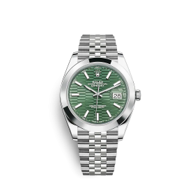 Fake Rolex Datejust 126300 41mm fluted motif (Jubilee)