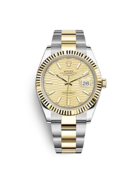 Replica Rolex Datejust 126333 41mm Golden (Oyster) Motif Dial