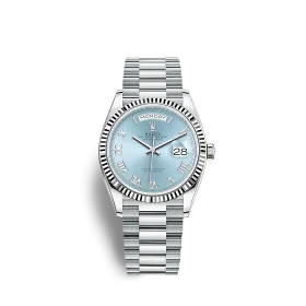 Fake Rolex Day-Date 128236 36mm Ice blue