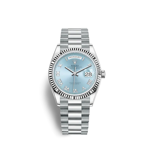 Fake Rolex Day-Date 128236 36mm Ice blue