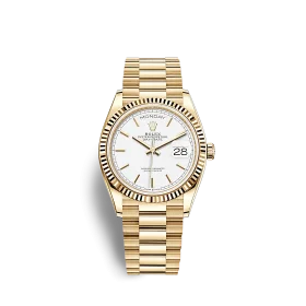 Fake Rolex Day-Date 128238 36mm White