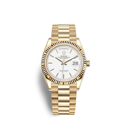 Fake Rolex Day-Date 128238 36mm White