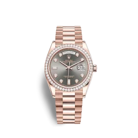Fake Rolex Day-Date 128345RBR 36mm Slate
