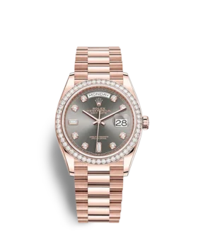 Replica Rolex Day-Date 128345RBR 36mm Slate