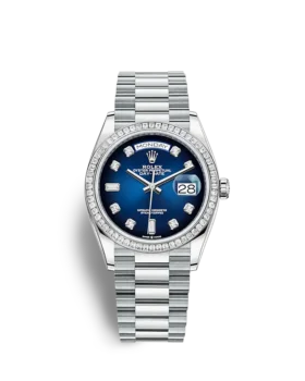 Replica Rolex Day-Date 128396TBR 36mm Blue