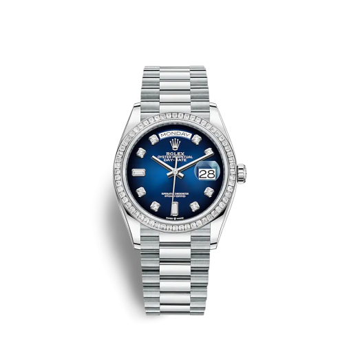 Fake Rolex Day-Date 128396TBR 36mm Blue