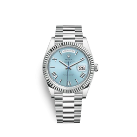 Fake Rolex Day-Date 228236 40mm Ice blue