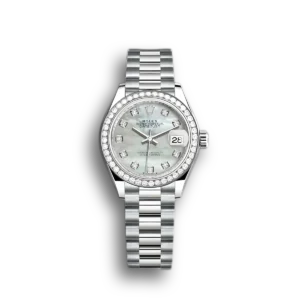 Rolex Lady-Datejust 279139RBR 28mm White mother-of-pearl