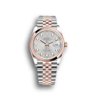Rolex Datejust 126201 36mm Silver, fluted motif (Jubilee)