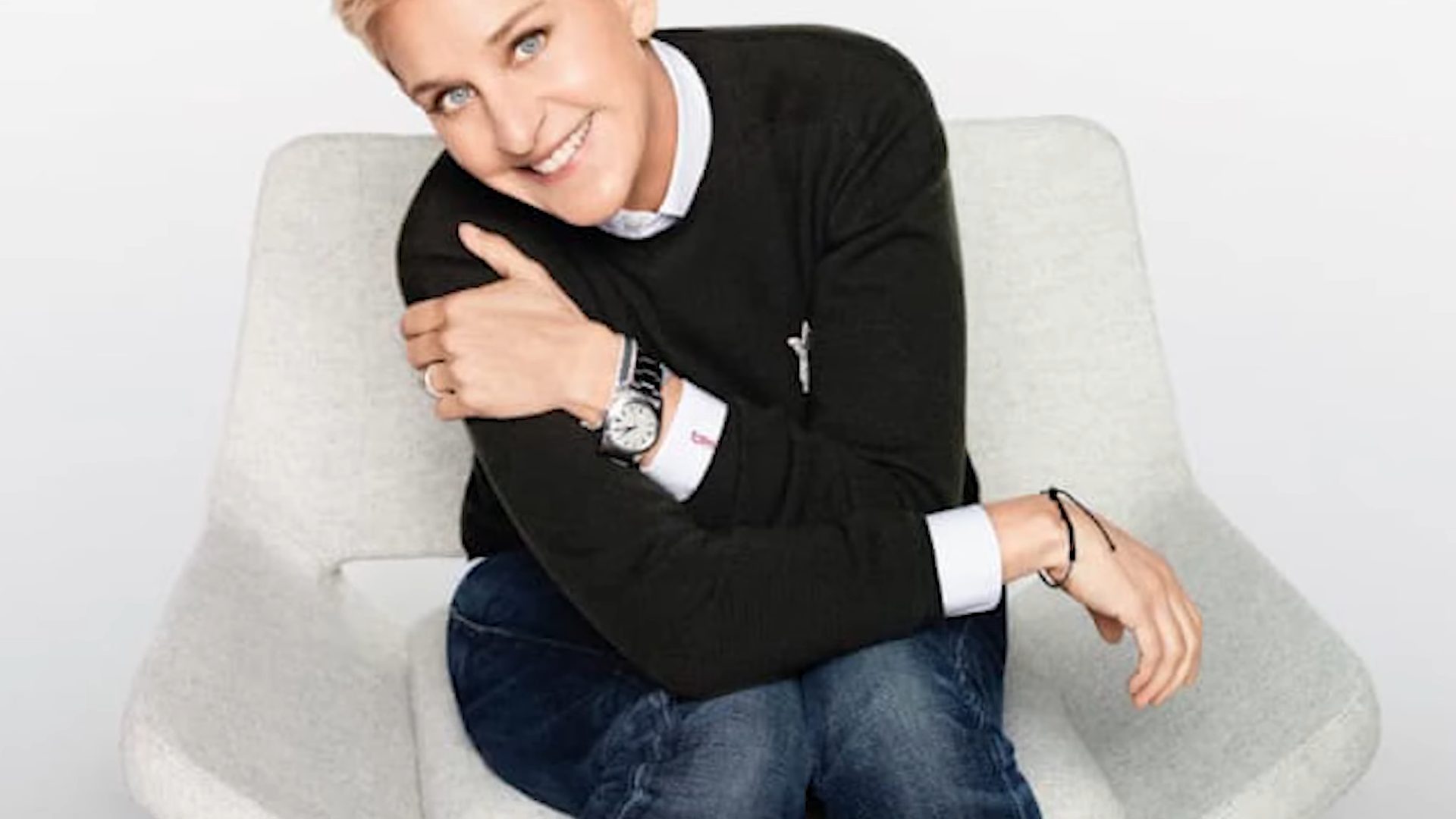 Ellen DeGeneres wearing Rolex