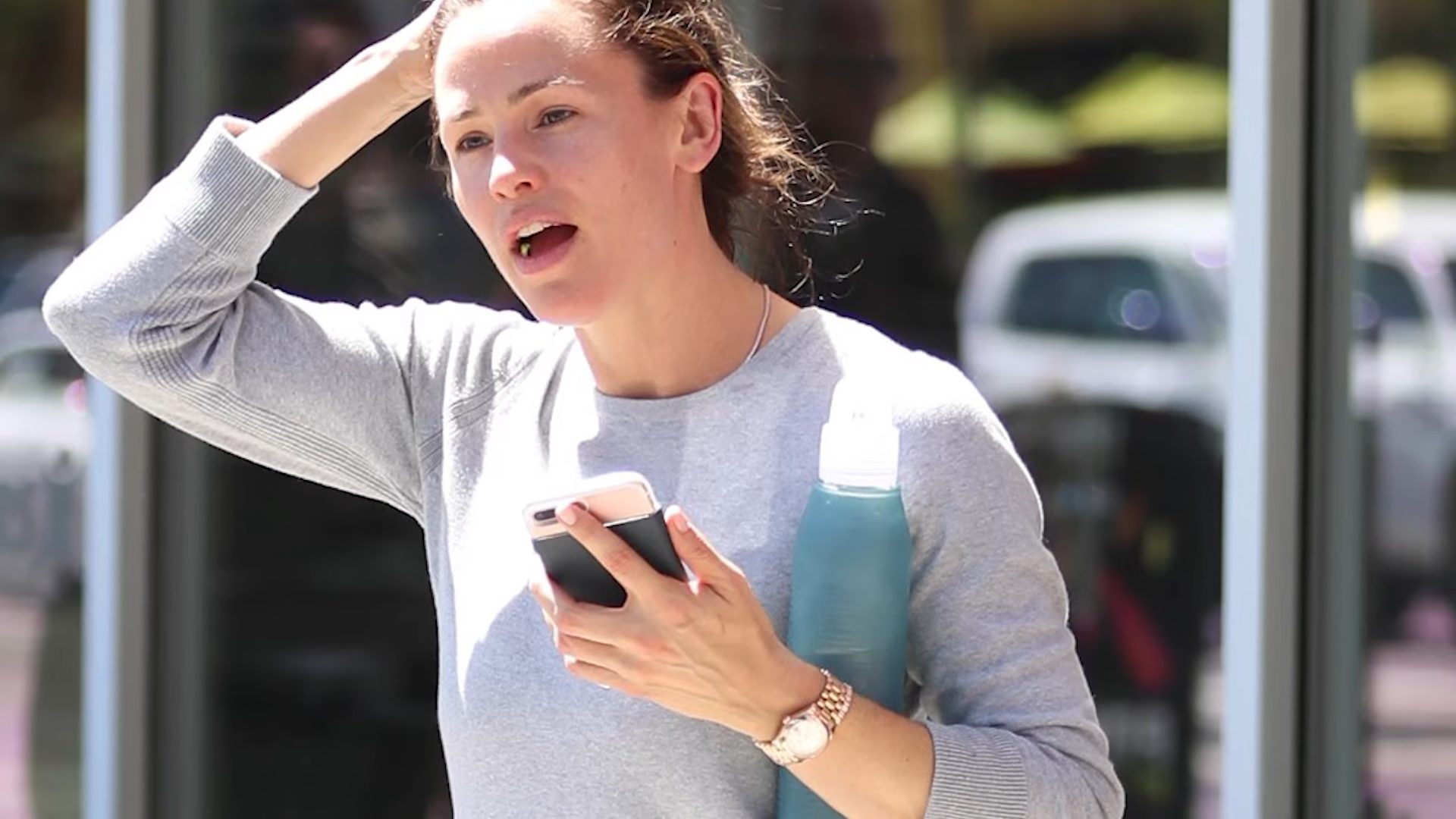 Jennifer Garner wearing Rolex