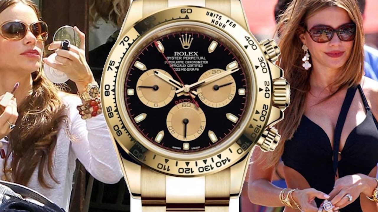 Sofia Vergara wearing Rolex