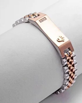 Replica Rolex BRACELET II - ROSE GOLD / SILVER
