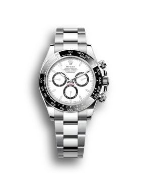 Replica Rolex Daytona Cosmograph: Panda 40 mm, Black, White dial, m126500ln-0001
