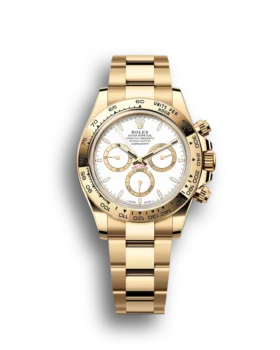 Super Clone Rolex Daytona Yellow Gold White Dial m126508-0001