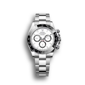 Super Clone Rolex Daytona Cosmograph: Panda 40 mm, Black, White dial, m126500ln-0001