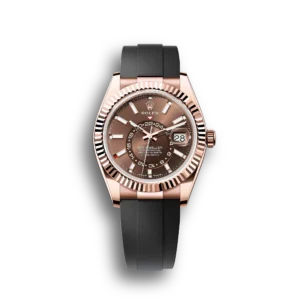 Rolex Sky-Dweller: Oyster, 42 mm, Everose gold, Chocolate dial, m336235-0002