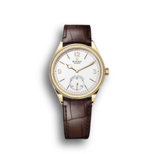 Rolex 1908: 39 mm, yellow gold with an alligator leather strap, m52508-0006