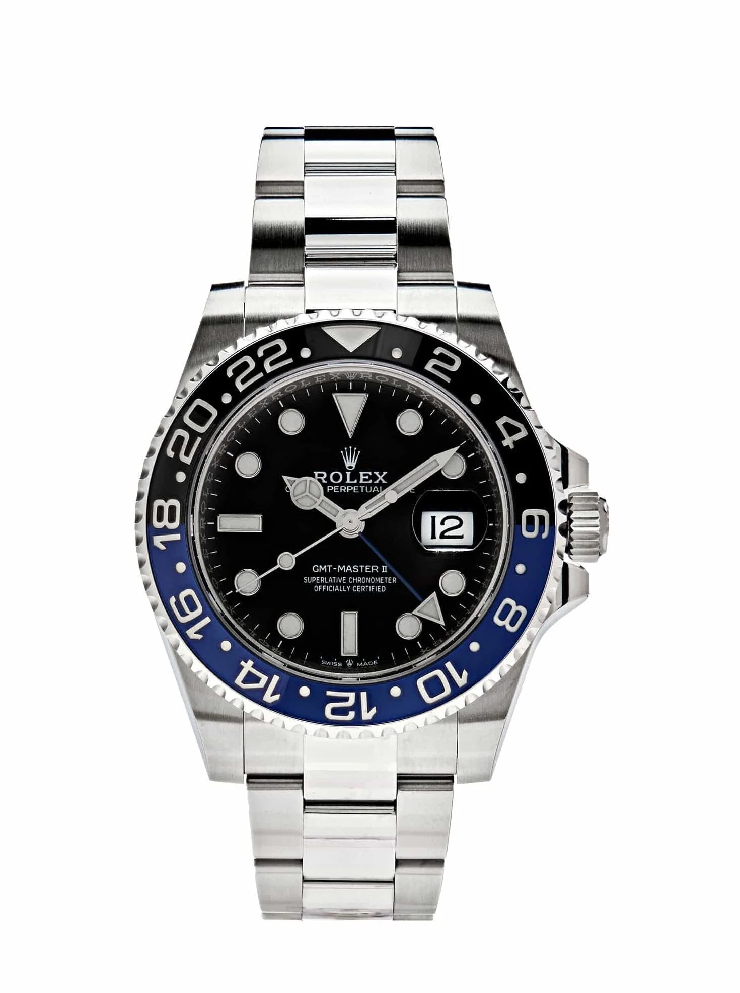 Rolex GMT-Master II: 40 mm, Oystersteel, black dial, Oyster bracelet, m126710blnr-0001