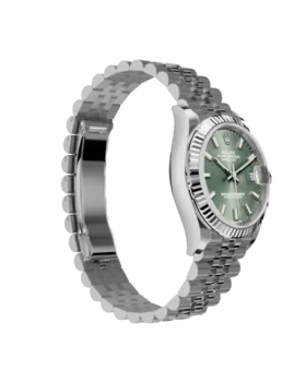Fake Rolex Datejust: 31 mm, Oystersteel and white gold, mint green dial and, Jubilee bracelet, m278274-0018