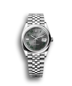 Rolex Datejust: 36 mm, slate dial, Jubilee bracelet, m126200-0017