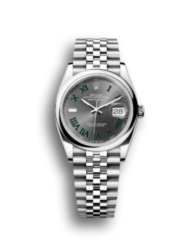 Replica Rolex Datejust: 36 mm, slate dial, Jubilee bracelet, m126200-0017